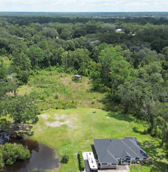 Aerial Shot of a rural area